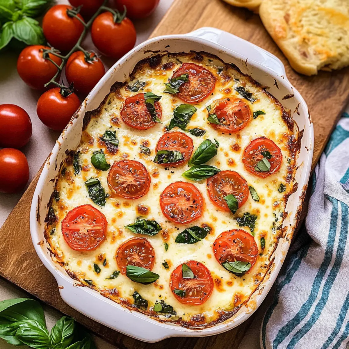 Irresistible Caprese Dip: Creamy, Cheesy Perfection Awaits