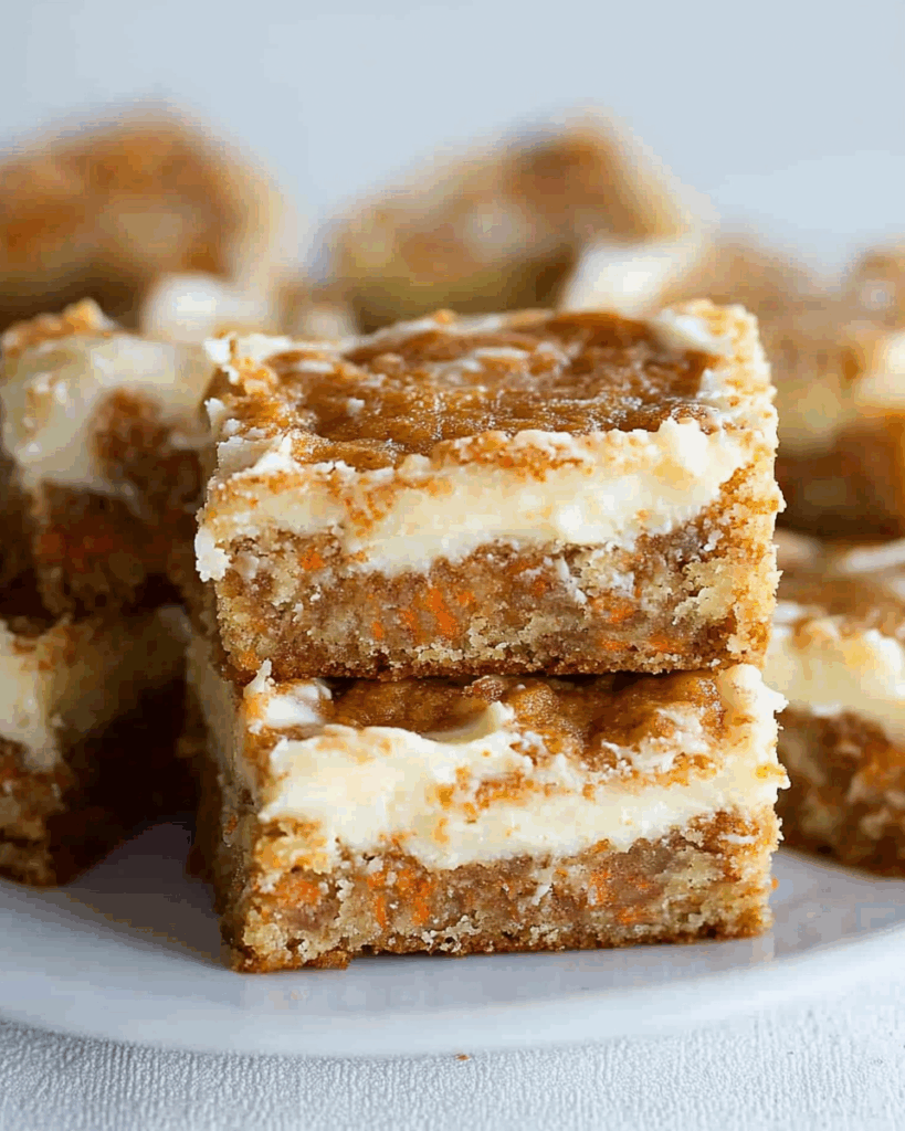 Carrot Cake Bars with Cream Cheese Frosting