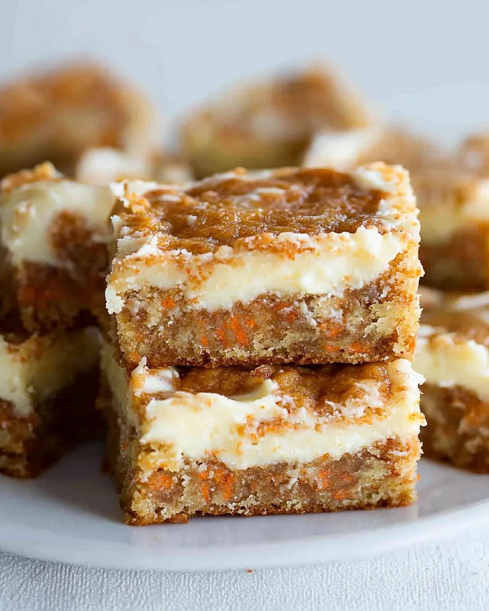 Carrot Cake Bars with Cream Cheese Frosting Recipe You'll Love!