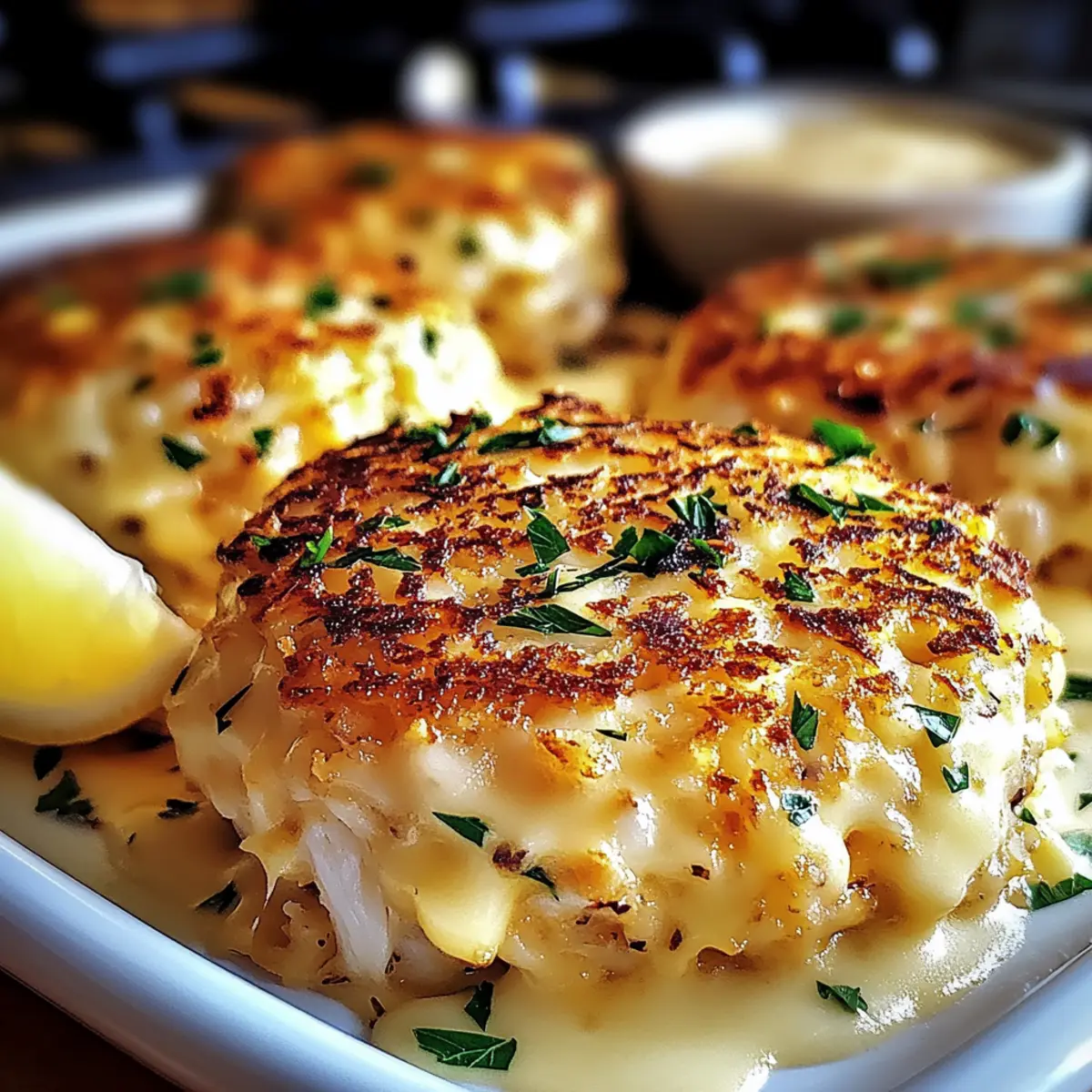 Cheddar Bay Crab Cakes: Crispy Bites of Seafood Heaven