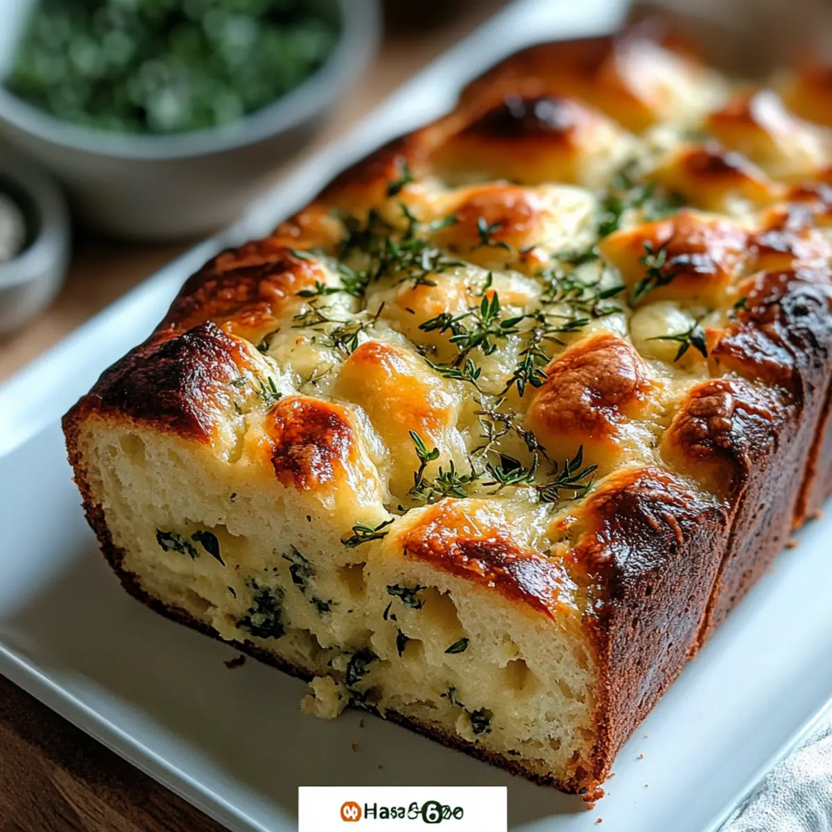 Cheese Herb Garlic Quick Bread lk0zbz