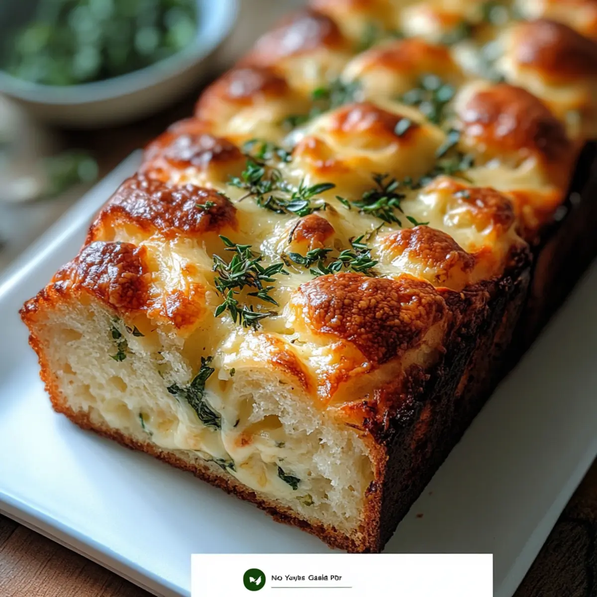 Cheese, Herb & Garlic Quick Bread for Cozy Evenings