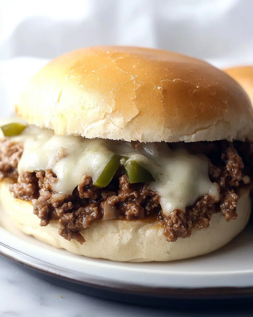 Cheesesteak Sloppy Joes: A Flavorful Twist on Dinner!
