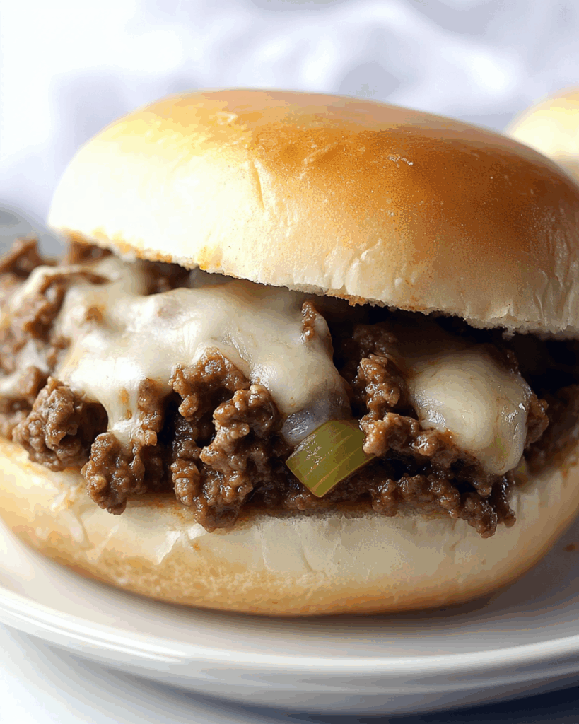 Cheesesteak Sloppy Joes 2