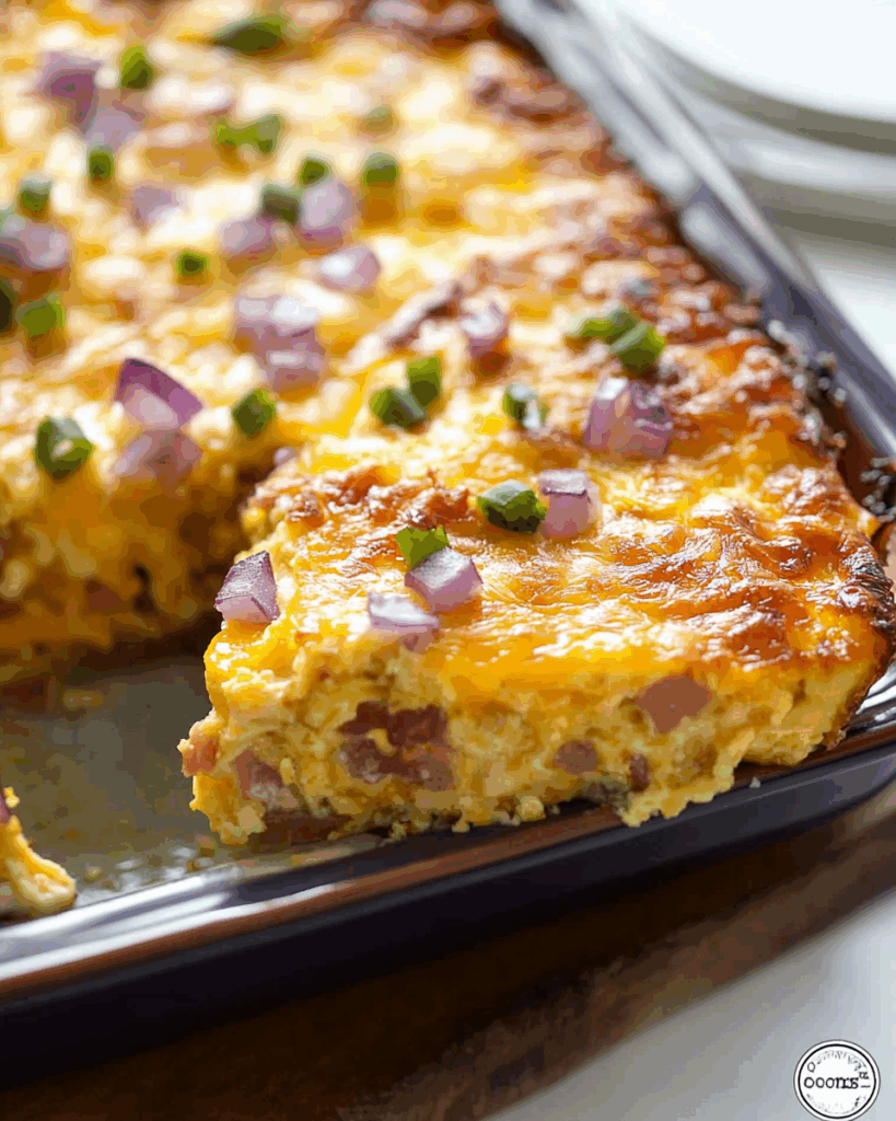 Cheesy Hash Brown Egg Casserole 2