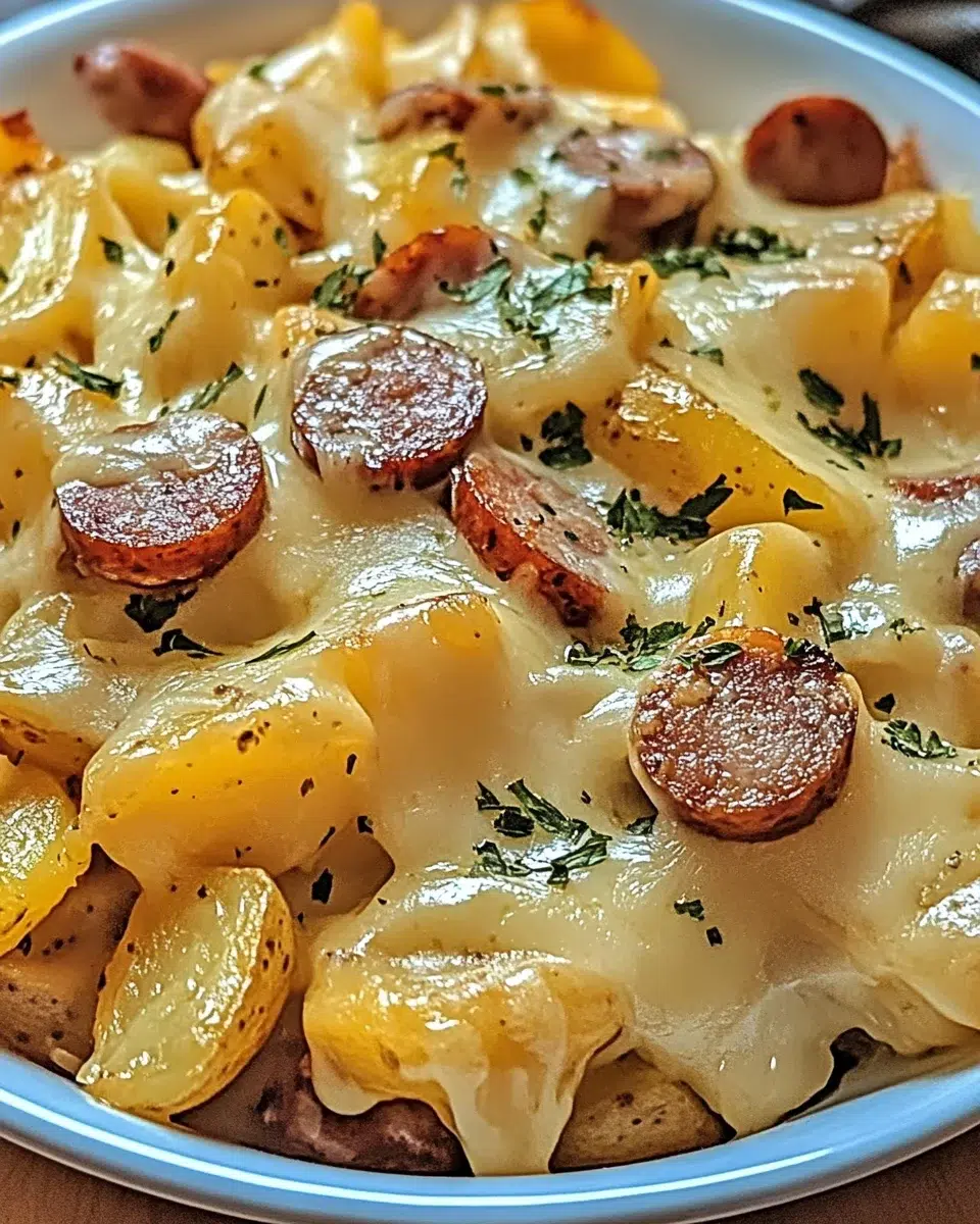 Cheesy Ranch Potatoes with Smoked Sausage: A Must-Try!