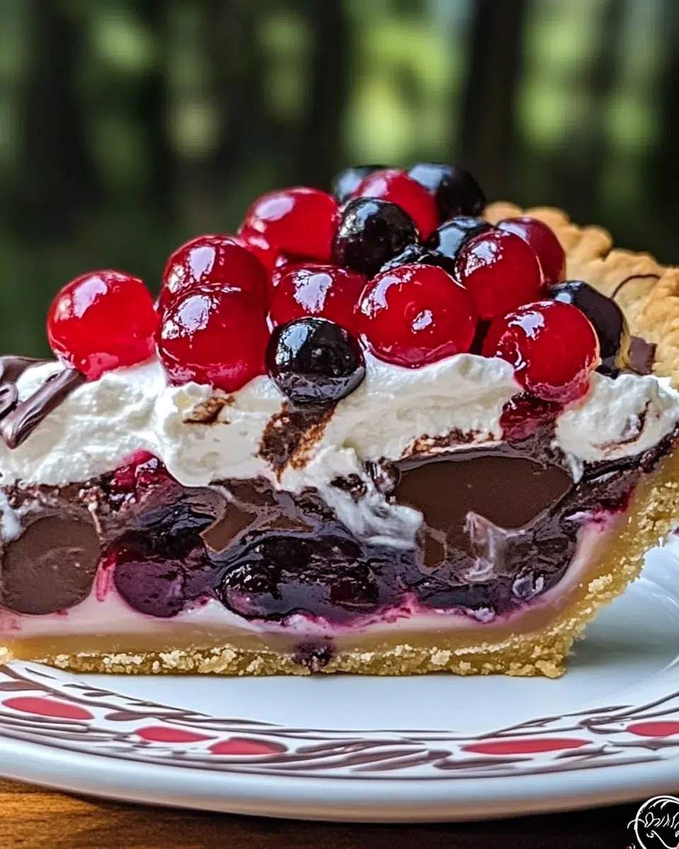 Chocolate Cherry Cream Pie: A Decadent Delight Awaits!