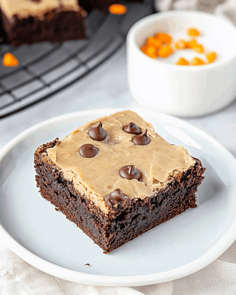 Chocolate Peanut Butter Brownies 3