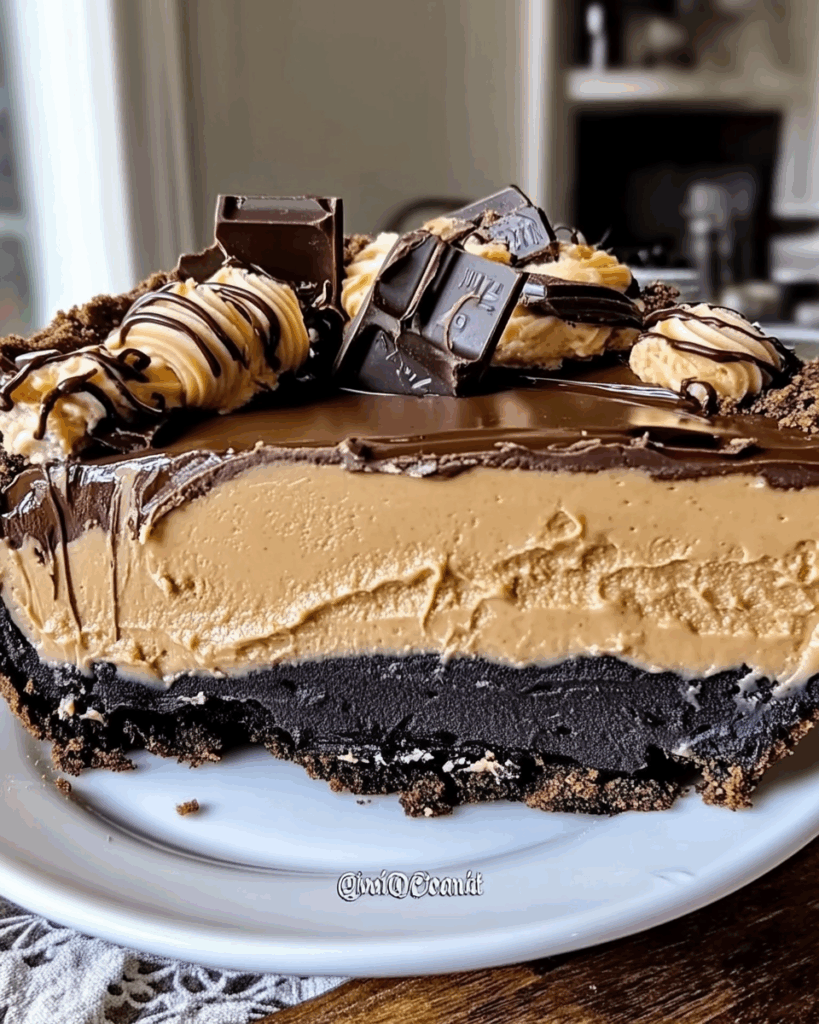 Chocolate Peanut Butter Temptation Pie 3