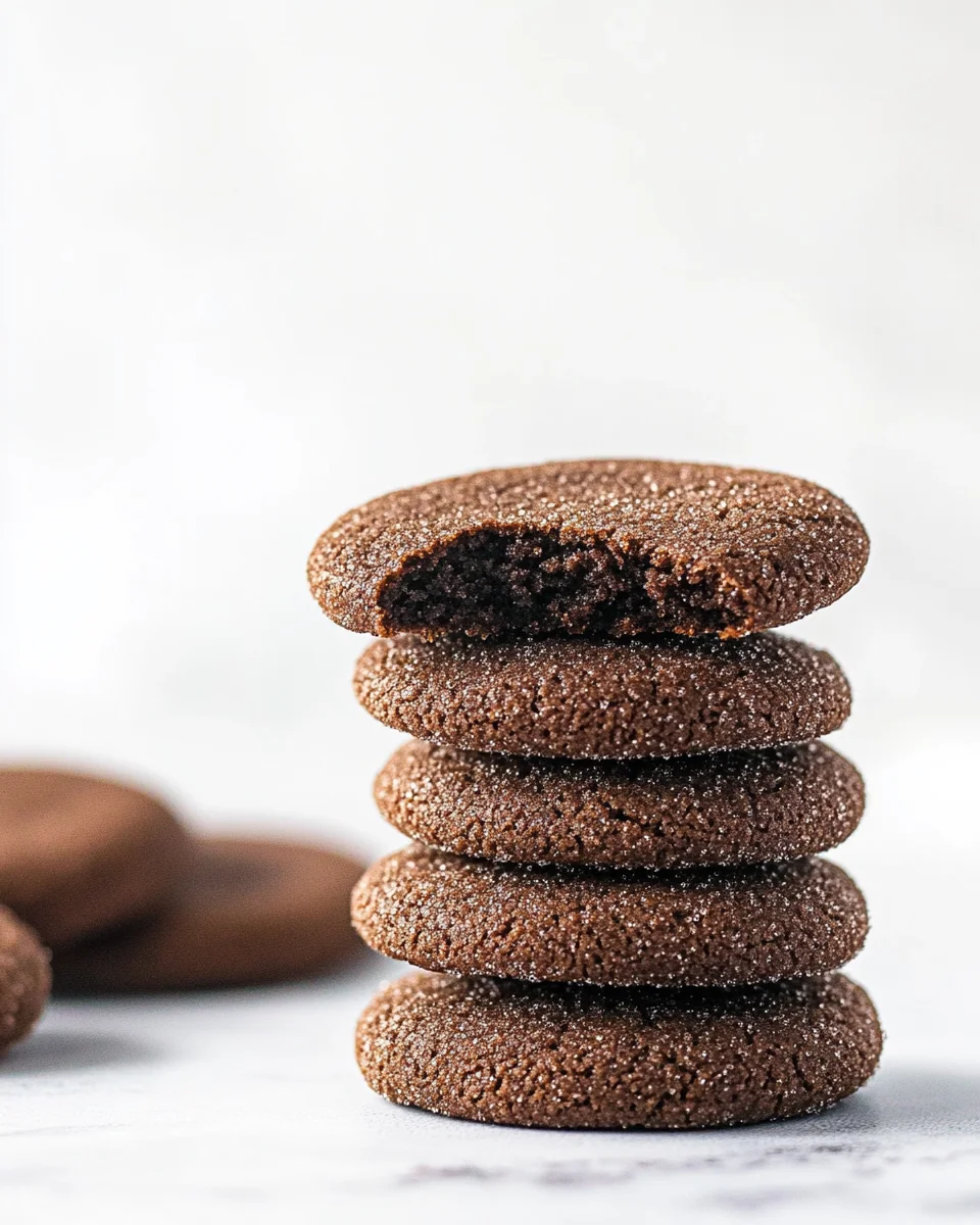 Chocolate Sugar Cookies that Melt in Your Mouth!