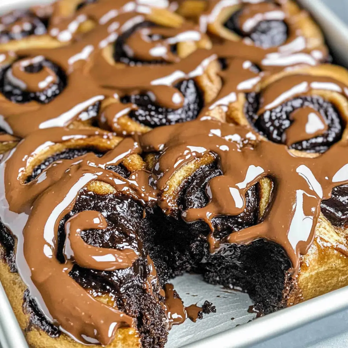 Chocolate Cinnamon Rolls khguig