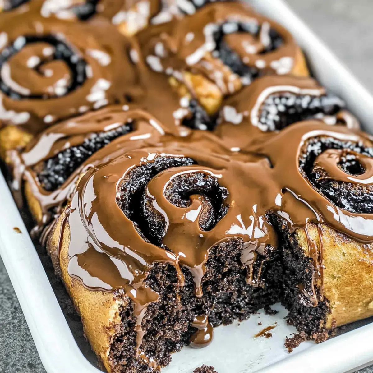 Chocolate Cinnamon Rolls ydbnqs