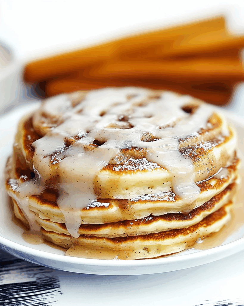 Cinnamon Roll Pancakes 2