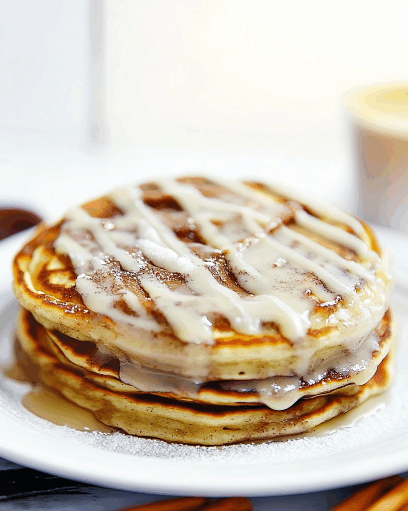 Cinnamon Roll Pancakes 3