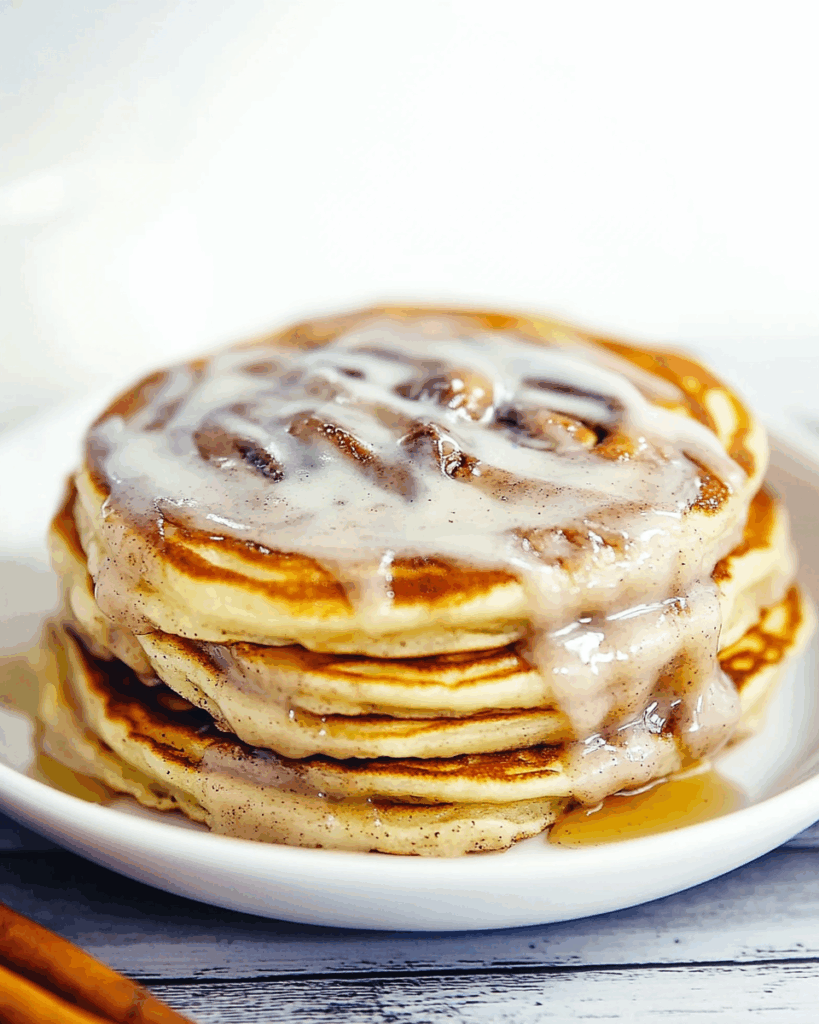Cinnamon Roll Pancakes
