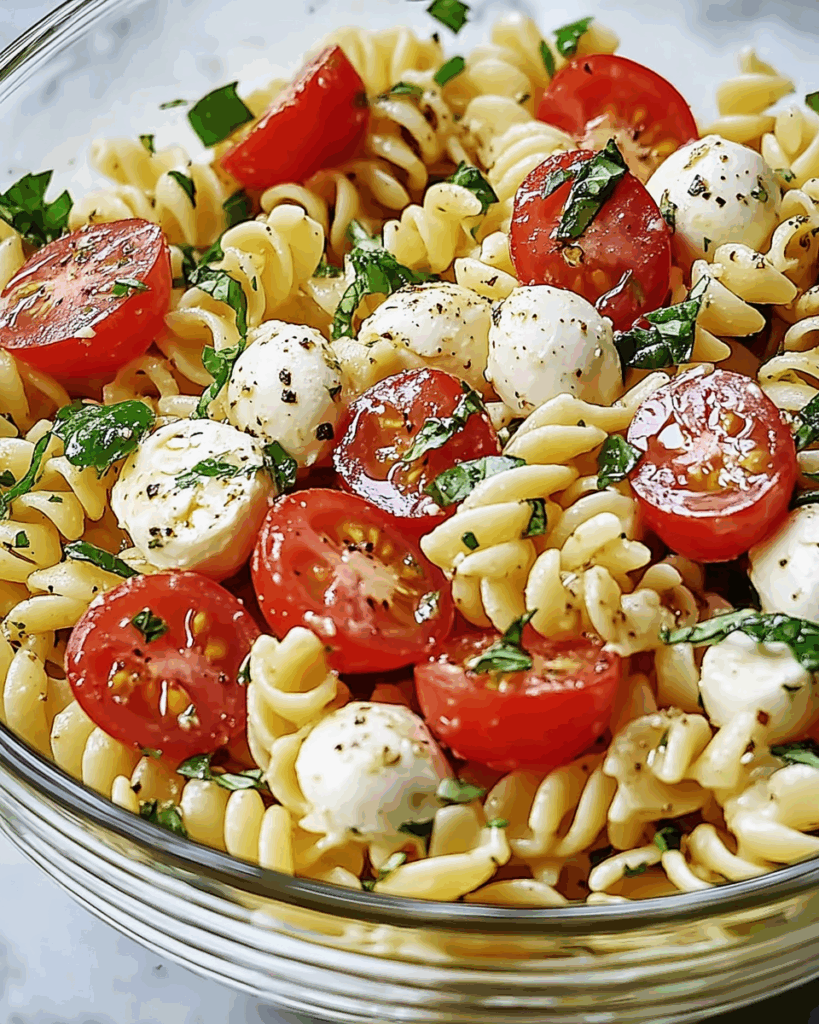 Creamy Caprese Pasta Salad 2