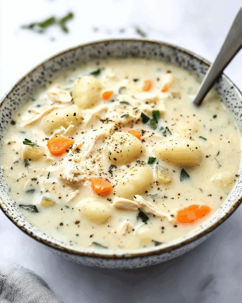 Creamy Chicken Gnocchi Soup 2