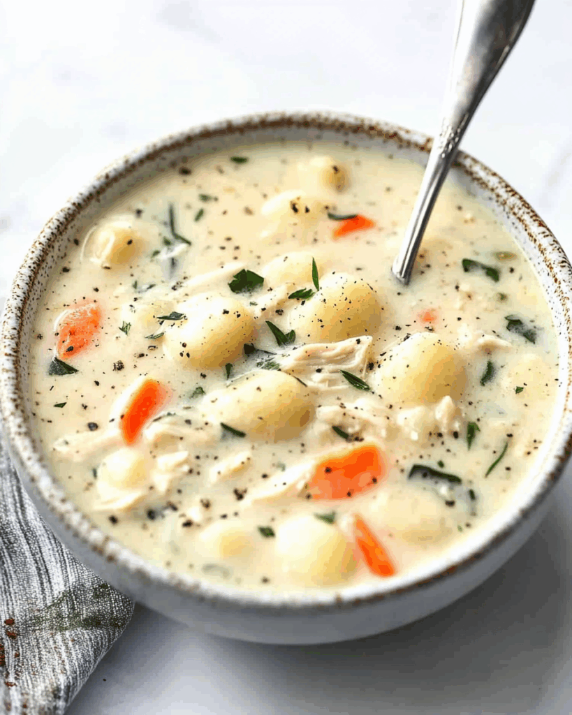 Creamy Chicken Gnocchi Soup 3