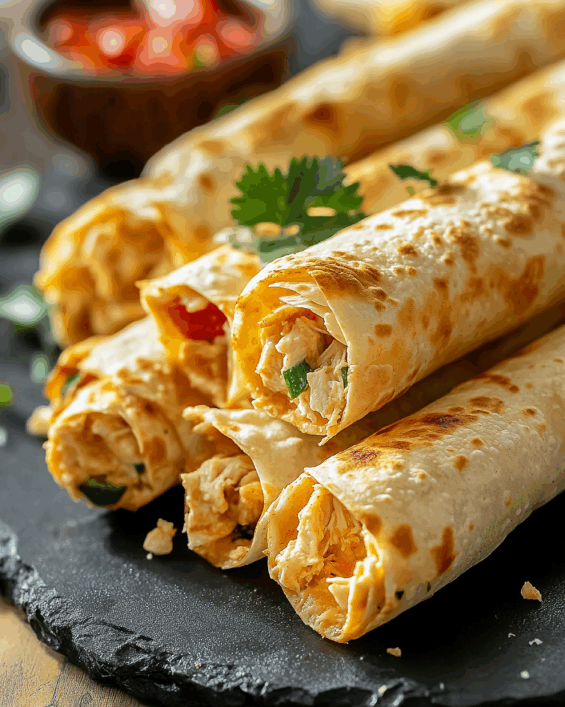 Creamy Chicken Taquitos 2