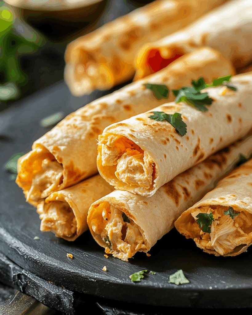 Creamy Chicken Taquitos 3
