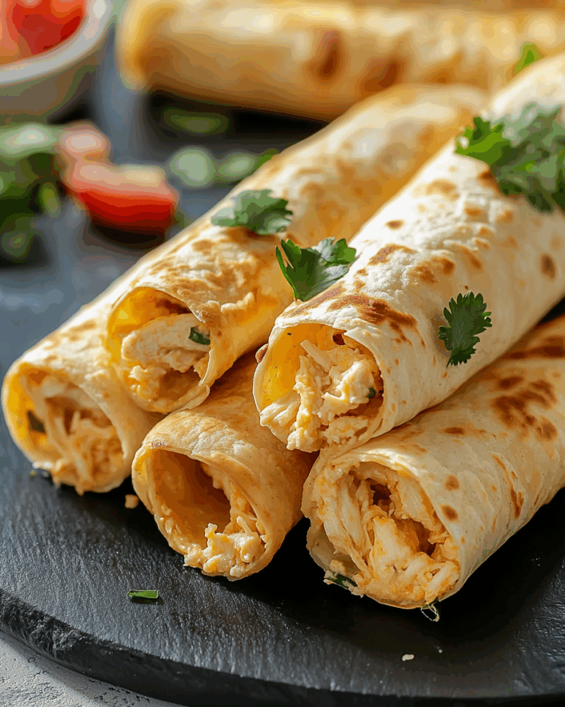 Creamy Chicken Taquitos