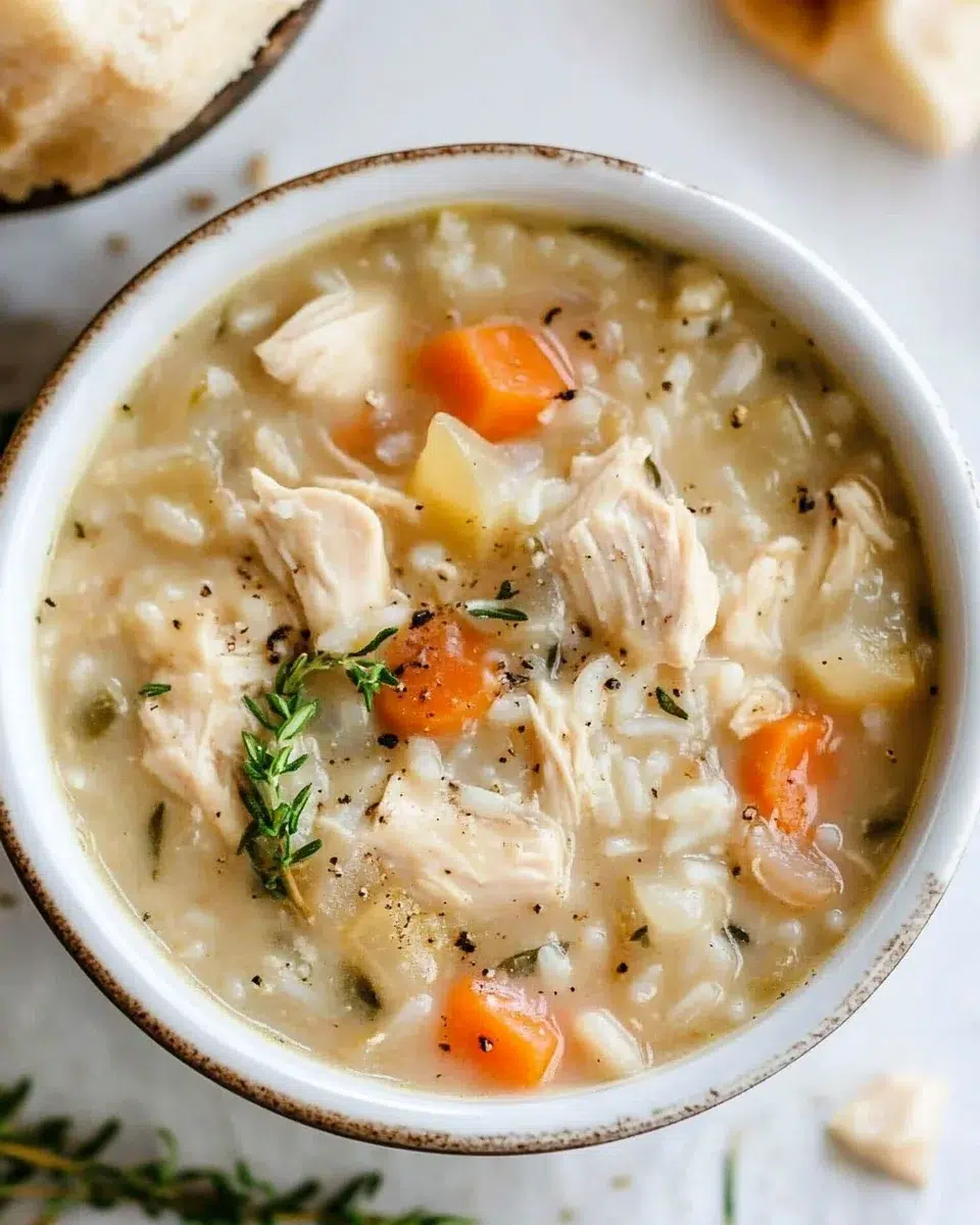 Creamy Chicken and Rice Soup: A Cozy Recipe Delight!