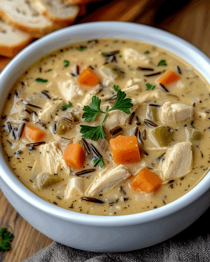 Creamy Chicken and Wild Rice Soup 2