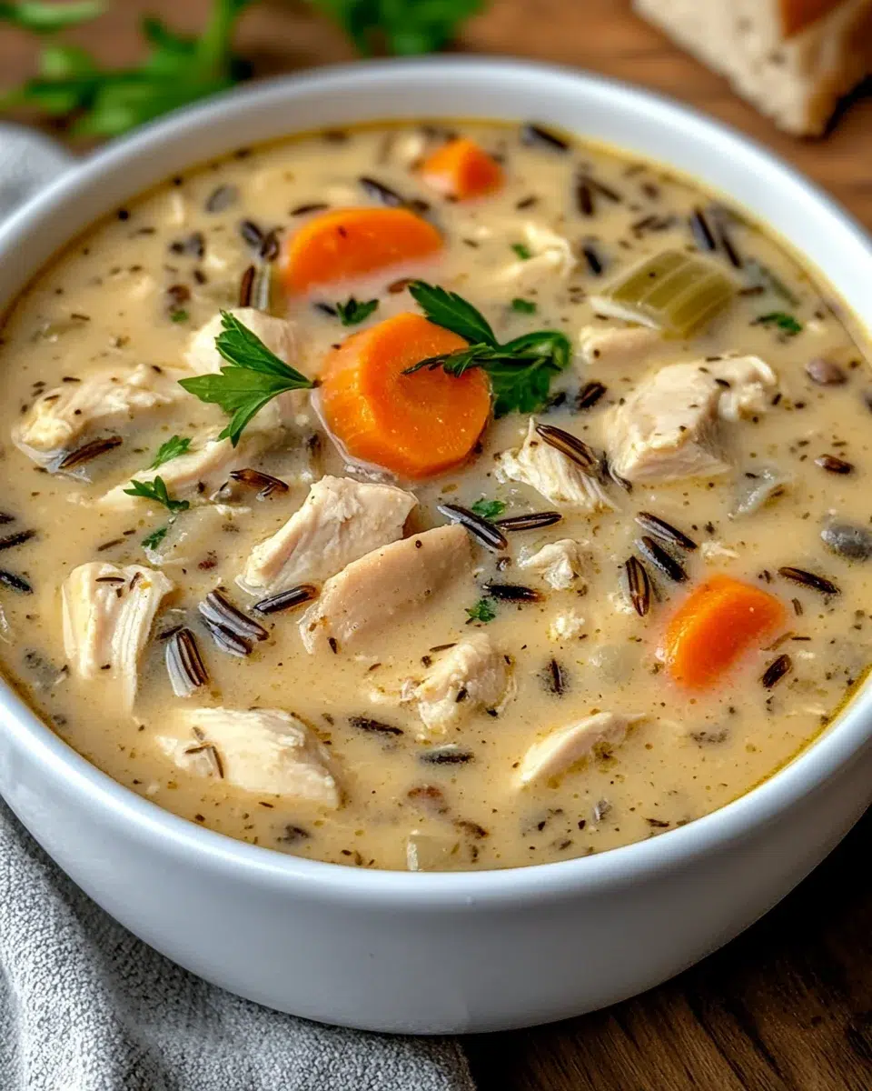 Creamy Chicken and Wild Rice Soup: A Cozy Delight!