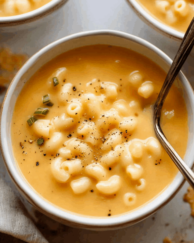Creamy Mac and Cheese Soup 2 1