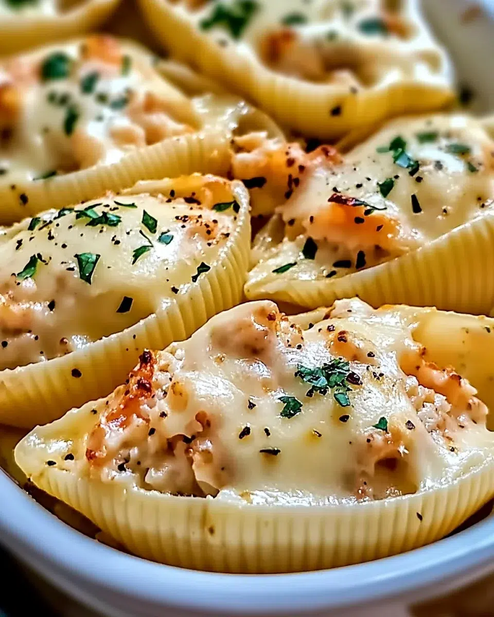 Creamy Seafood Stuffed Shells: A Decadent Delight Recipe