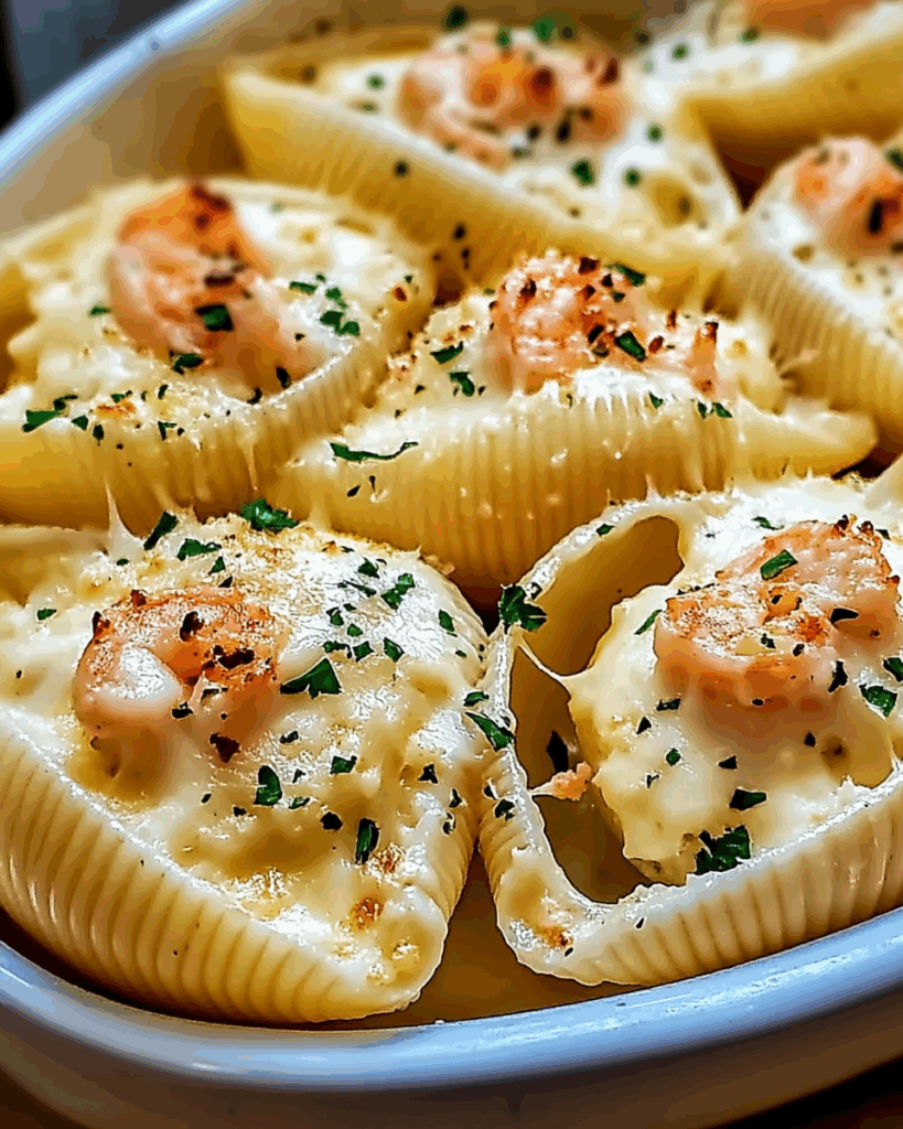 Creamy Seafood Stuffed Shells 2