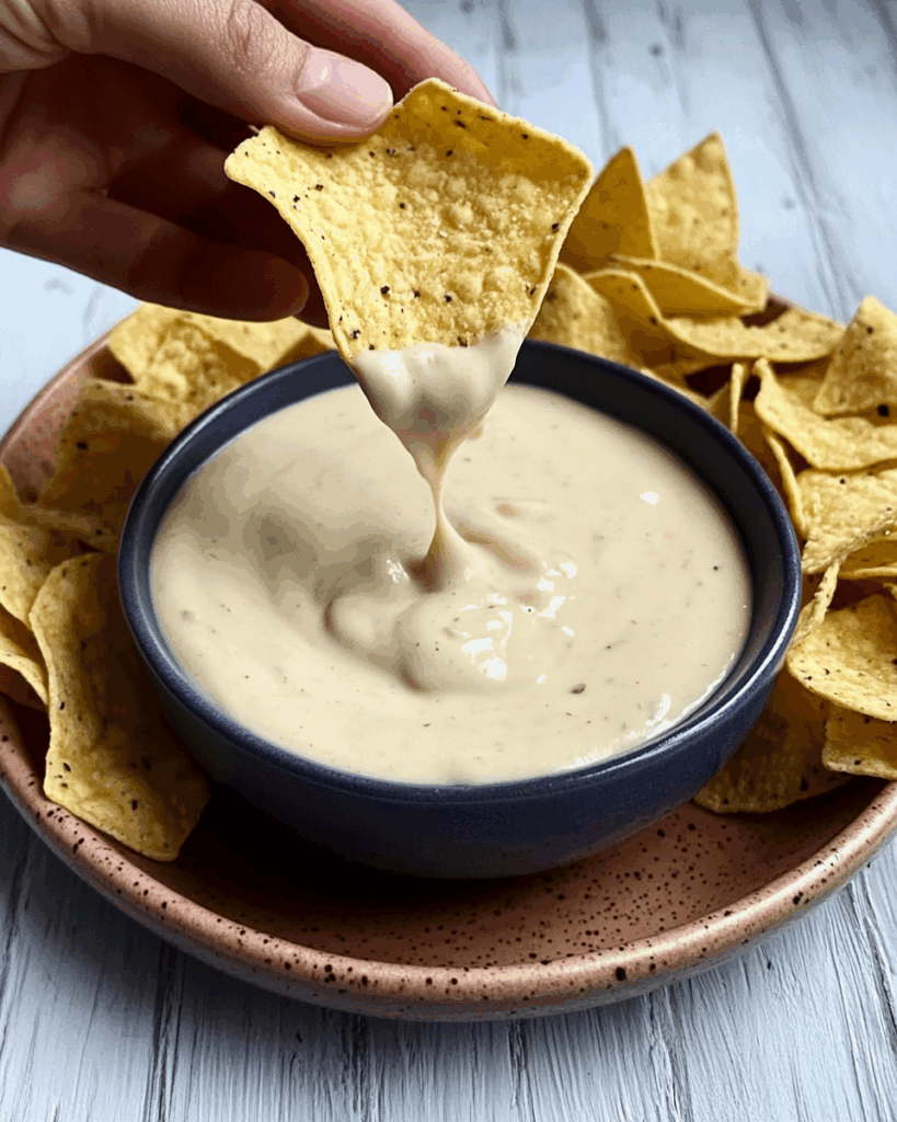 Creamy White Queso Dip 2