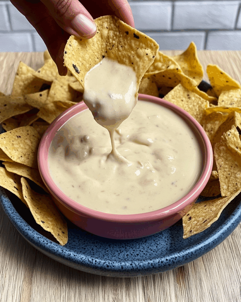 Creamy White Queso Dip 3