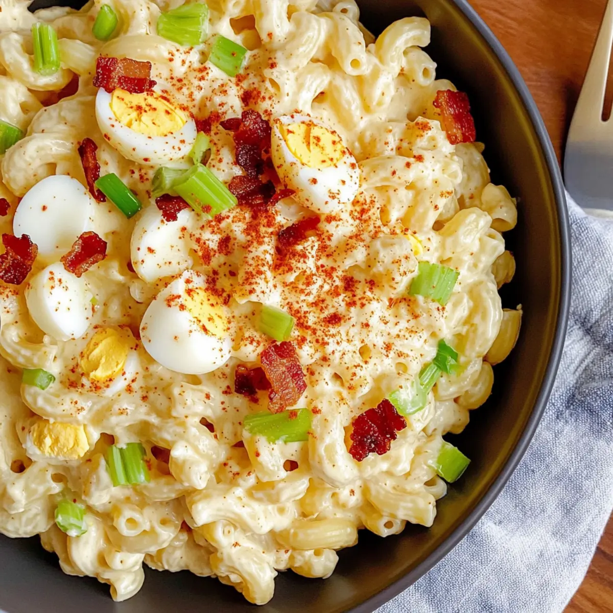 Creamy Deviled Egg Pasta Salad nvpynz