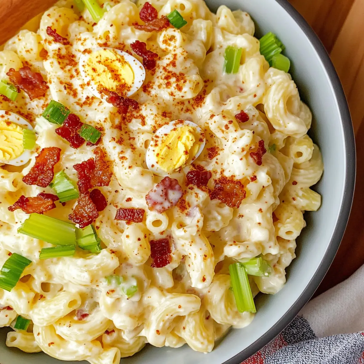 Creamy Deviled Egg Pasta Salad wt99ph