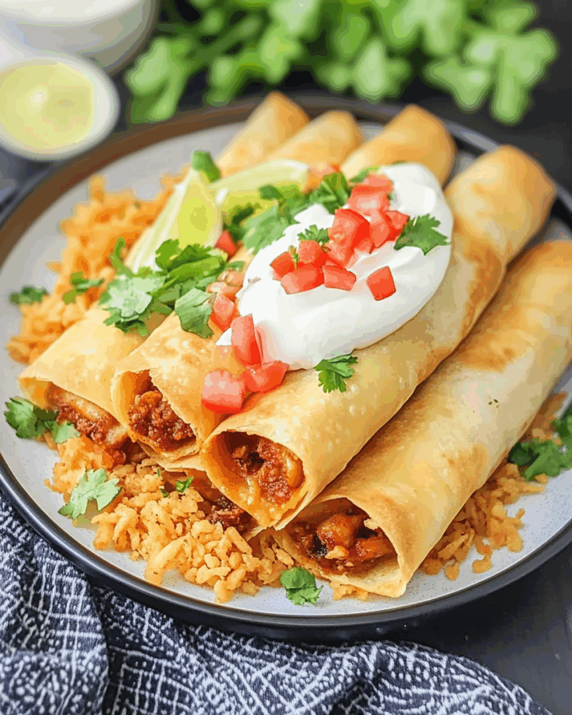 Crispy Chicken Flautas 3