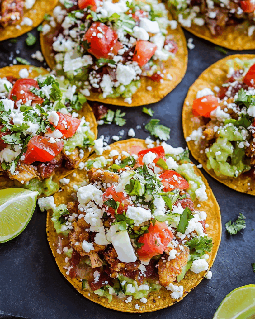 Crispy Chicken Tostadas 2