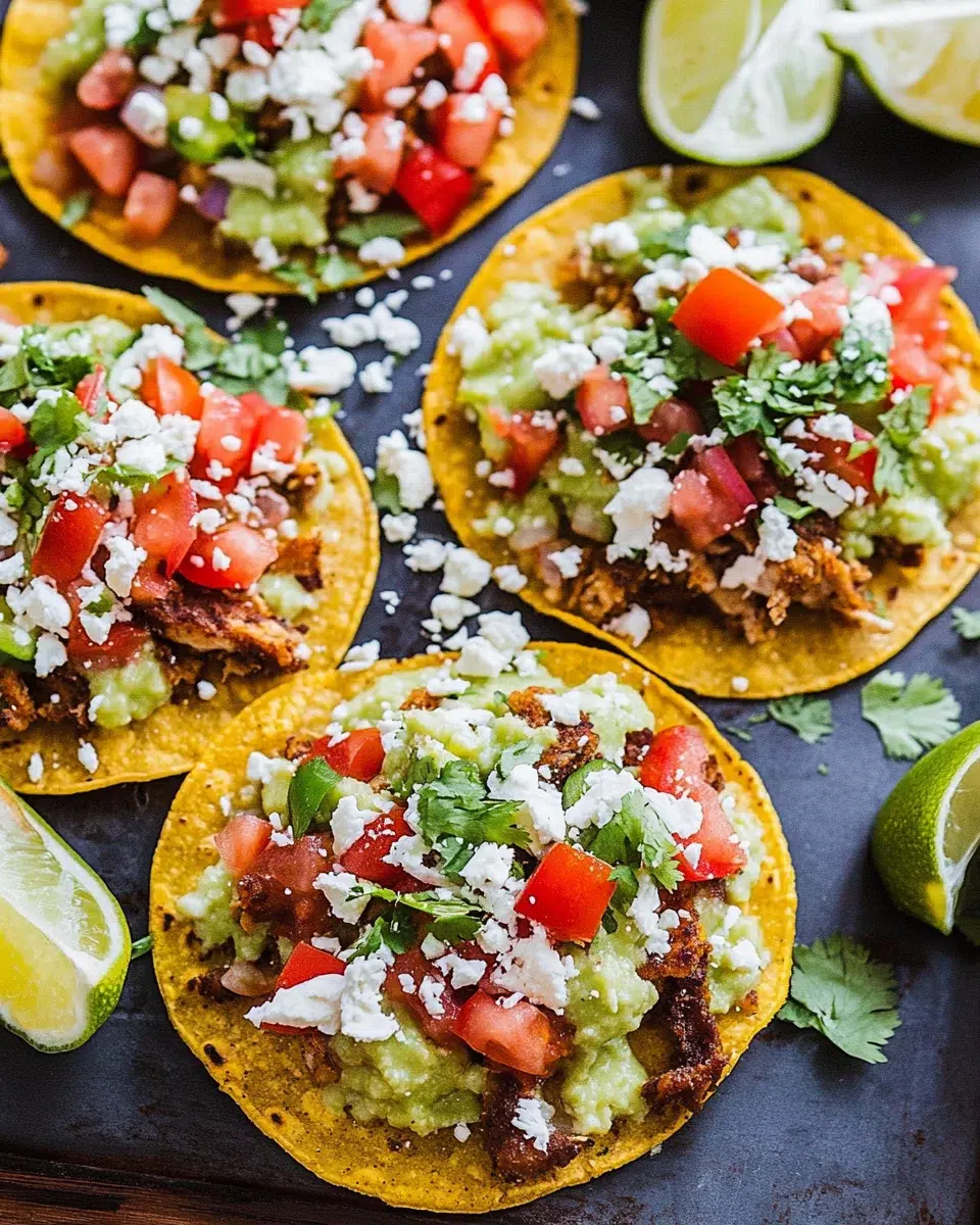 Crispy Chicken Tostadas: The Ultimate Flavor Explosion!