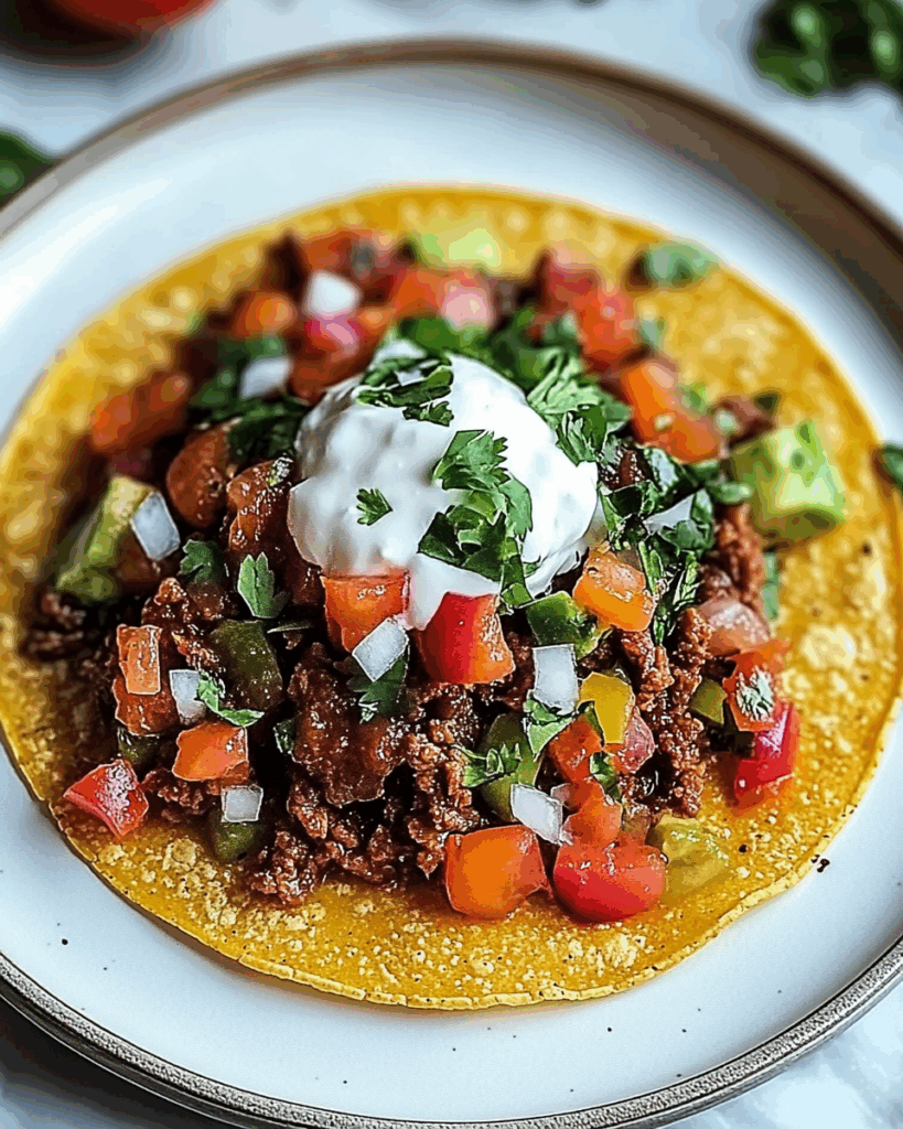 Crunchy Beef Tostadas 2