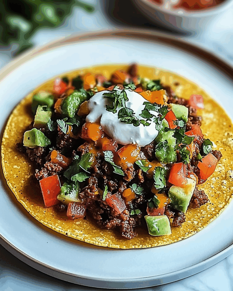 Crunchy Beef Tostadas 3