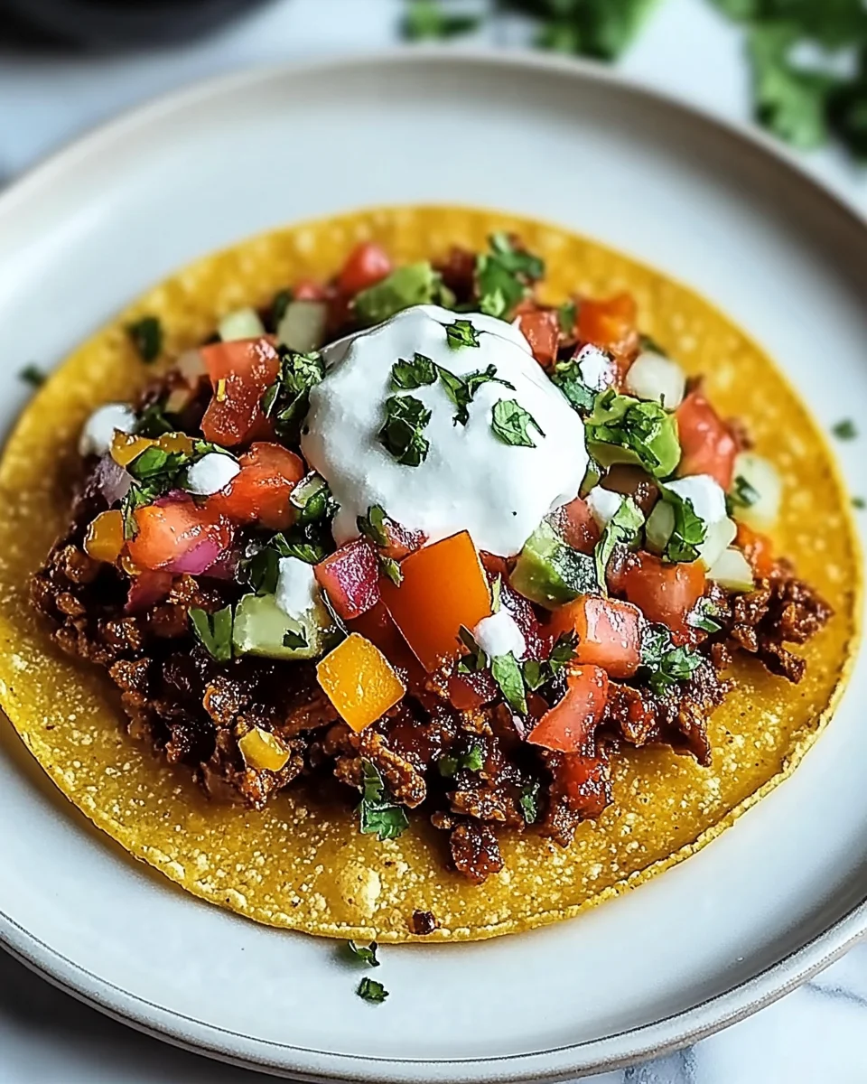 Crunchy Beef Tostadas: Enjoy This Easy Taco Recipe!