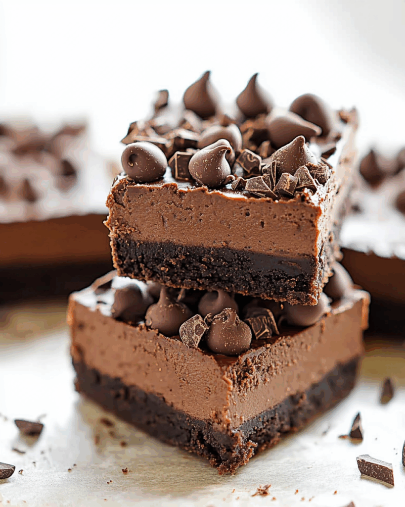Death by Chocolate No Bake Cheesecake Bars 2