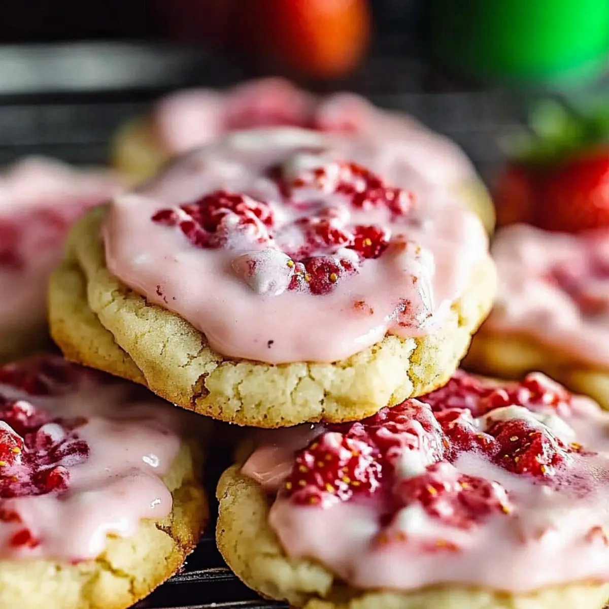 Double Strawberry Sugar Cookies jqchre