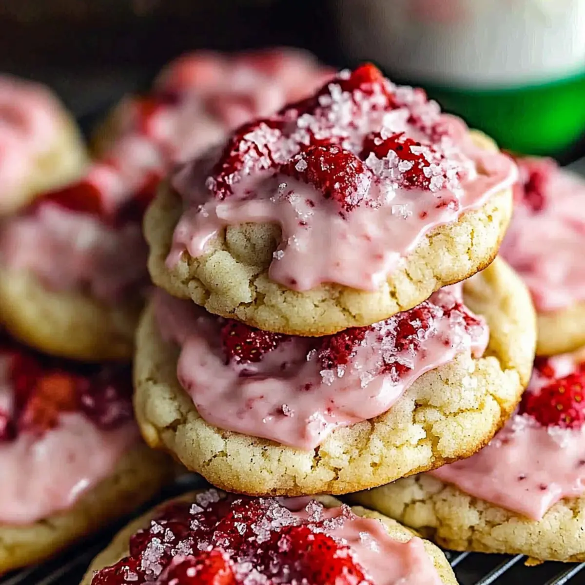 Delicious Double Strawberry Sugar Cookies You’ll Love