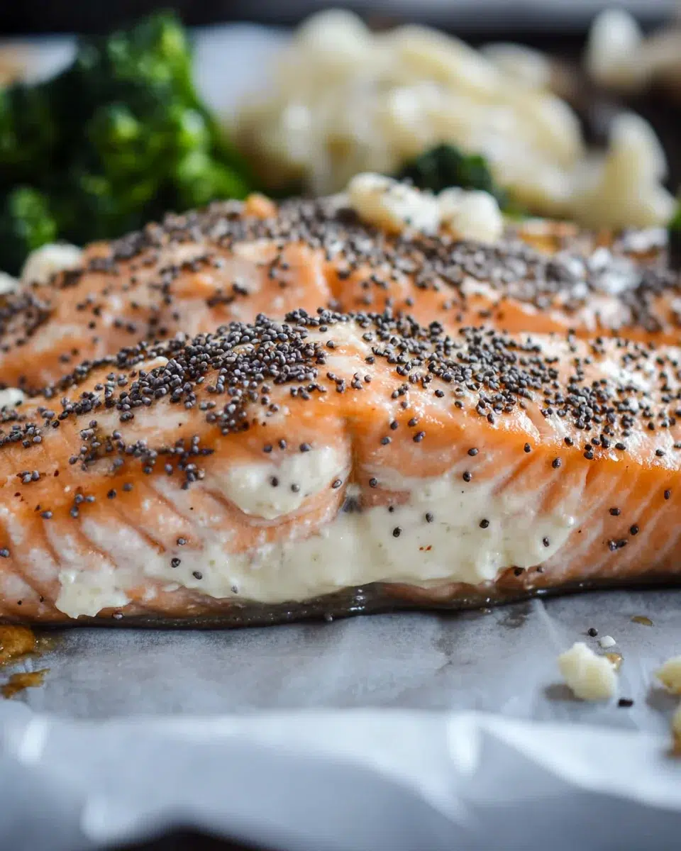 Everything Bagel Salmon with Cream Cheese Sauce Delight!