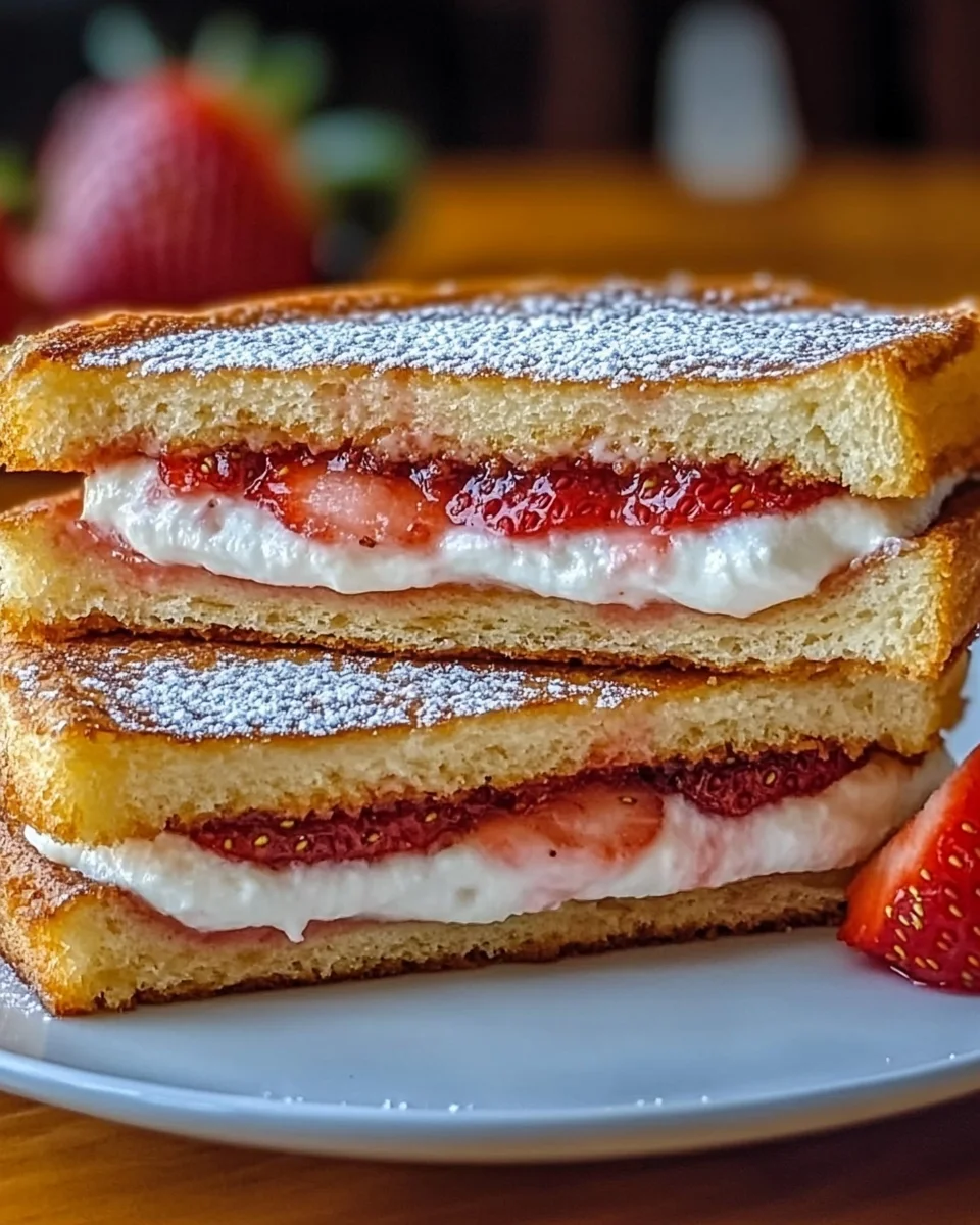 Fried Strawberry Cheesecake Sandwiches: A Sweet Delight!