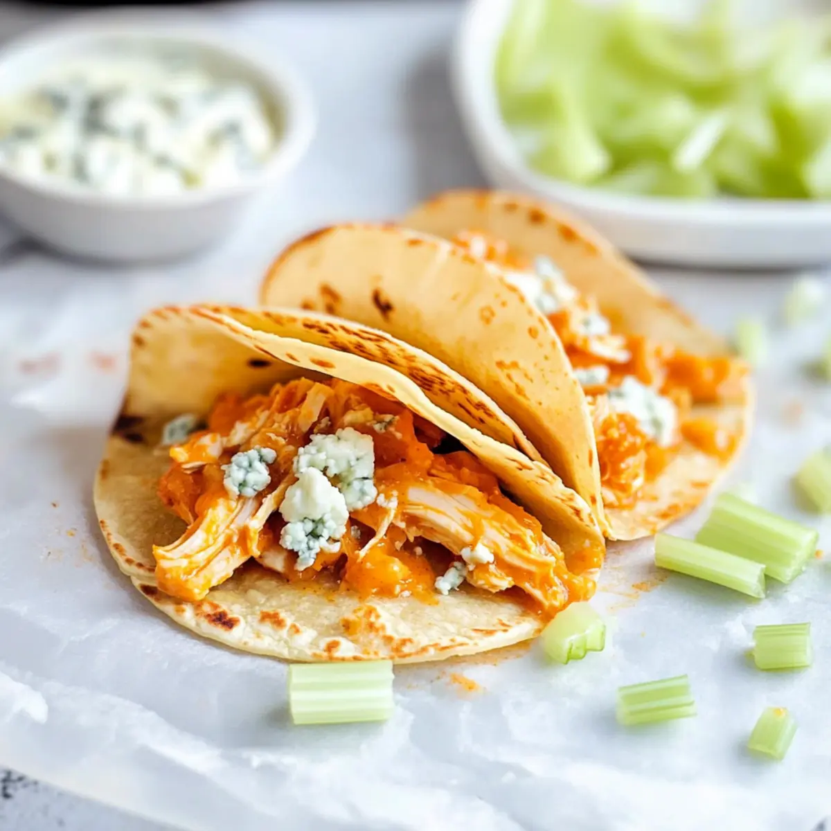 Delicious Fried Buffalo Chicken Tacos in Just 20 Minutes