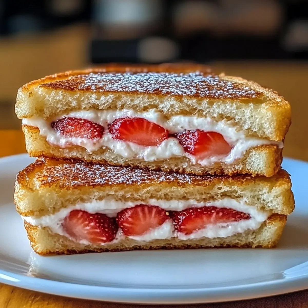 Fried Strawberry Cheesecake Sandwiches wfzebp