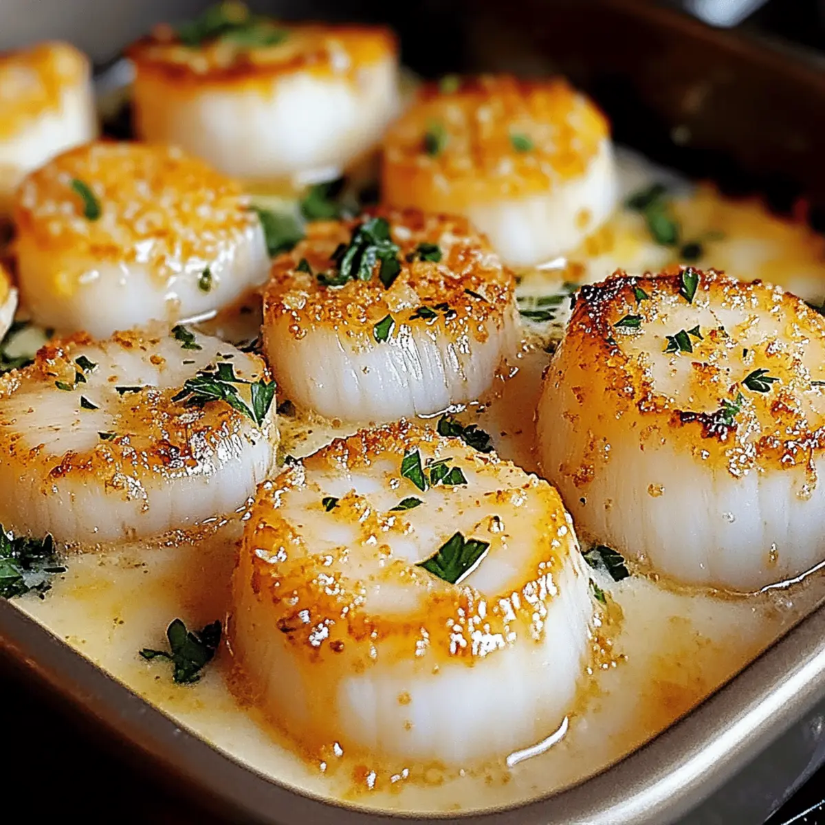 Garlic Butter Baked Scallops vdwqbn