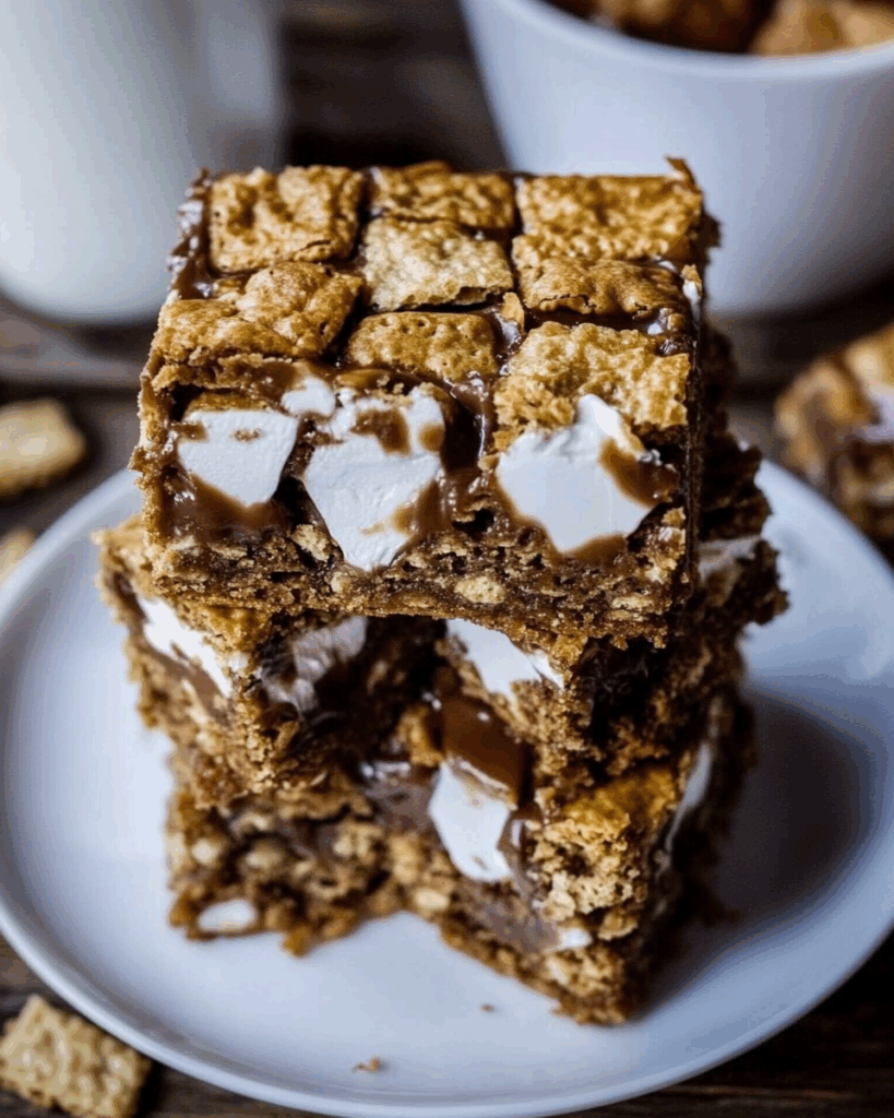 Golden Graham Smores Bars